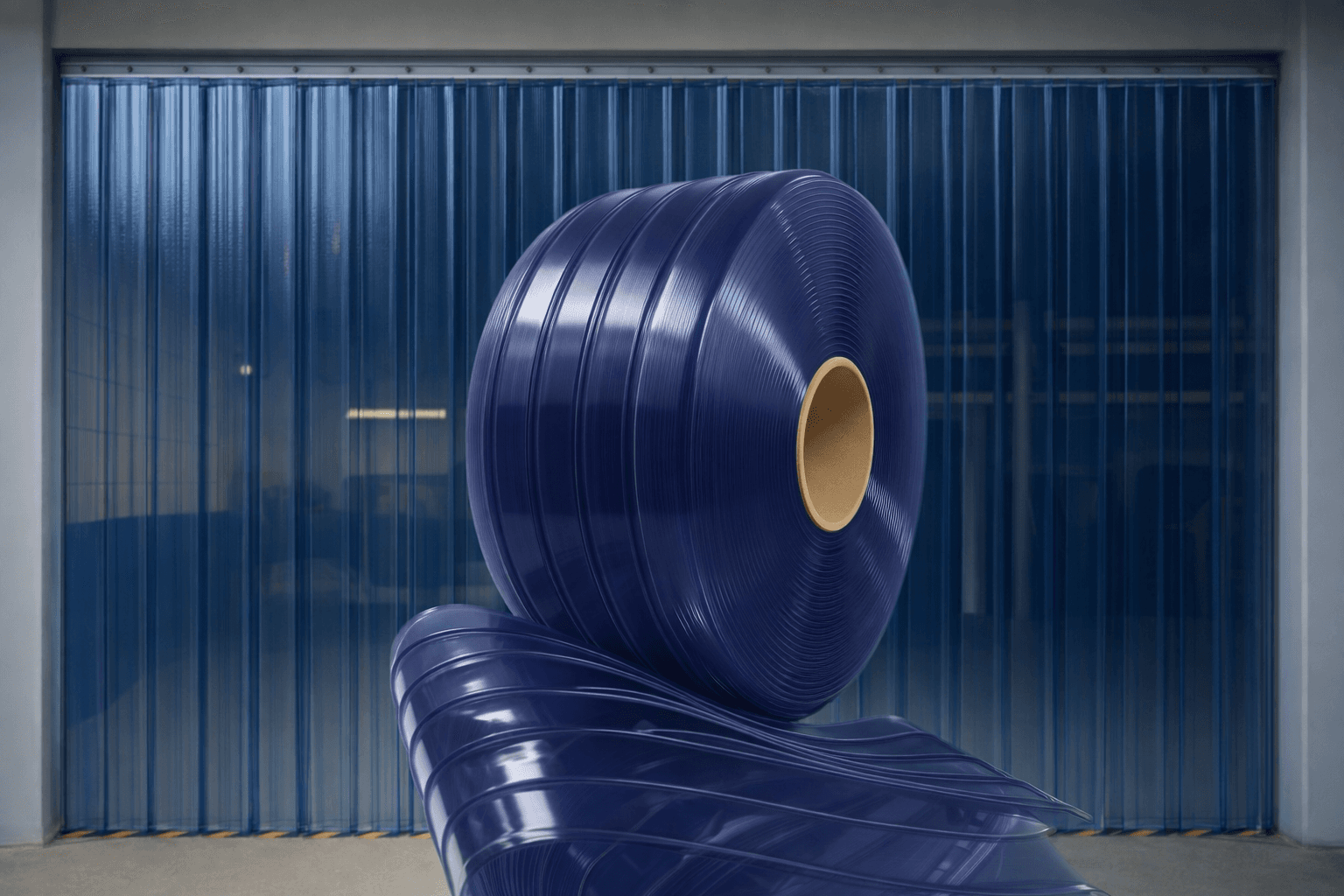 Cortina PVC Baja Temperatura Durarib 12"