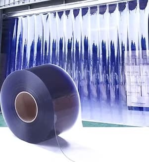 Cortina PVC Estándar Lisa 8"